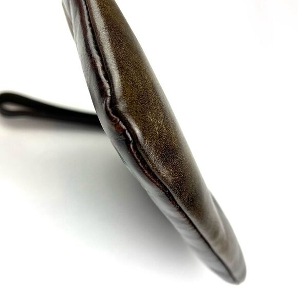 Patricia Nash Cassini Tooled Brown Turquoise Leather Wristlet - Picture 3 of 7